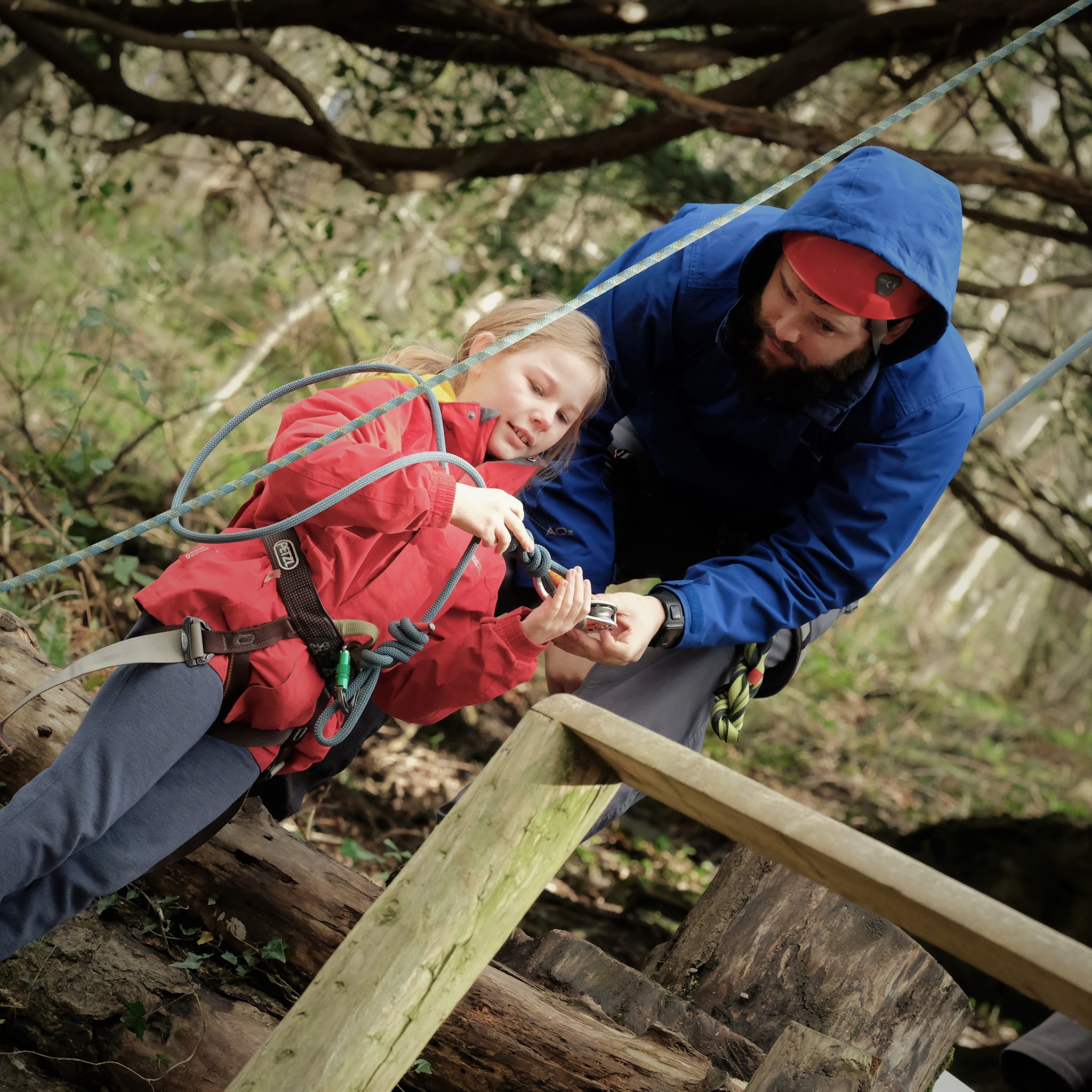 Zip wire The Beacon Outdoor Activity Centre, Devon